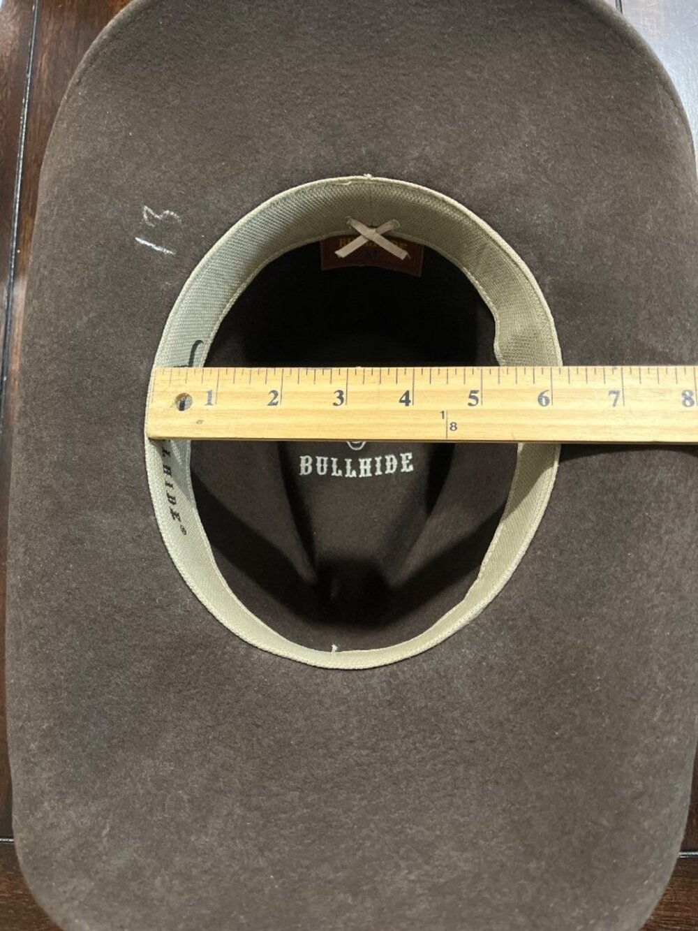 Bullhide Get Along Wool Felt Cowboy Hat Size M Western Beaded Band - Picture 12 of 13